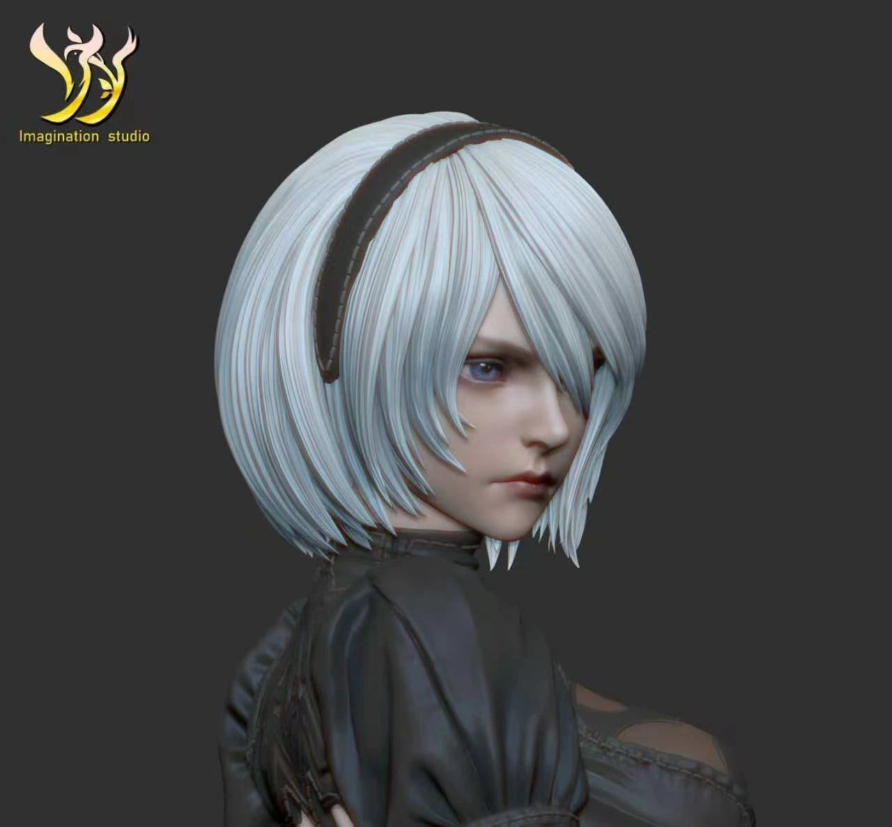 Preventa Resina 2B Figura Nier: Automata Imagination Estudio
