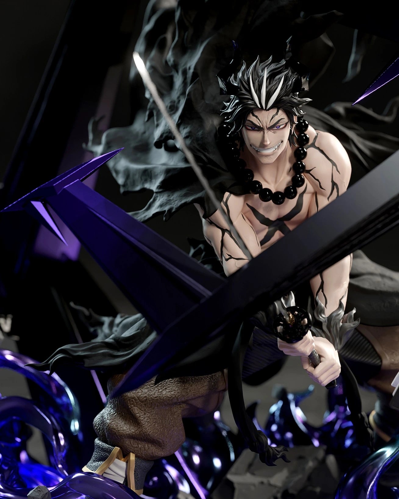 Preventa Resina Yami Sukehiro Figura Black Clover YUMS Collectors Estudio