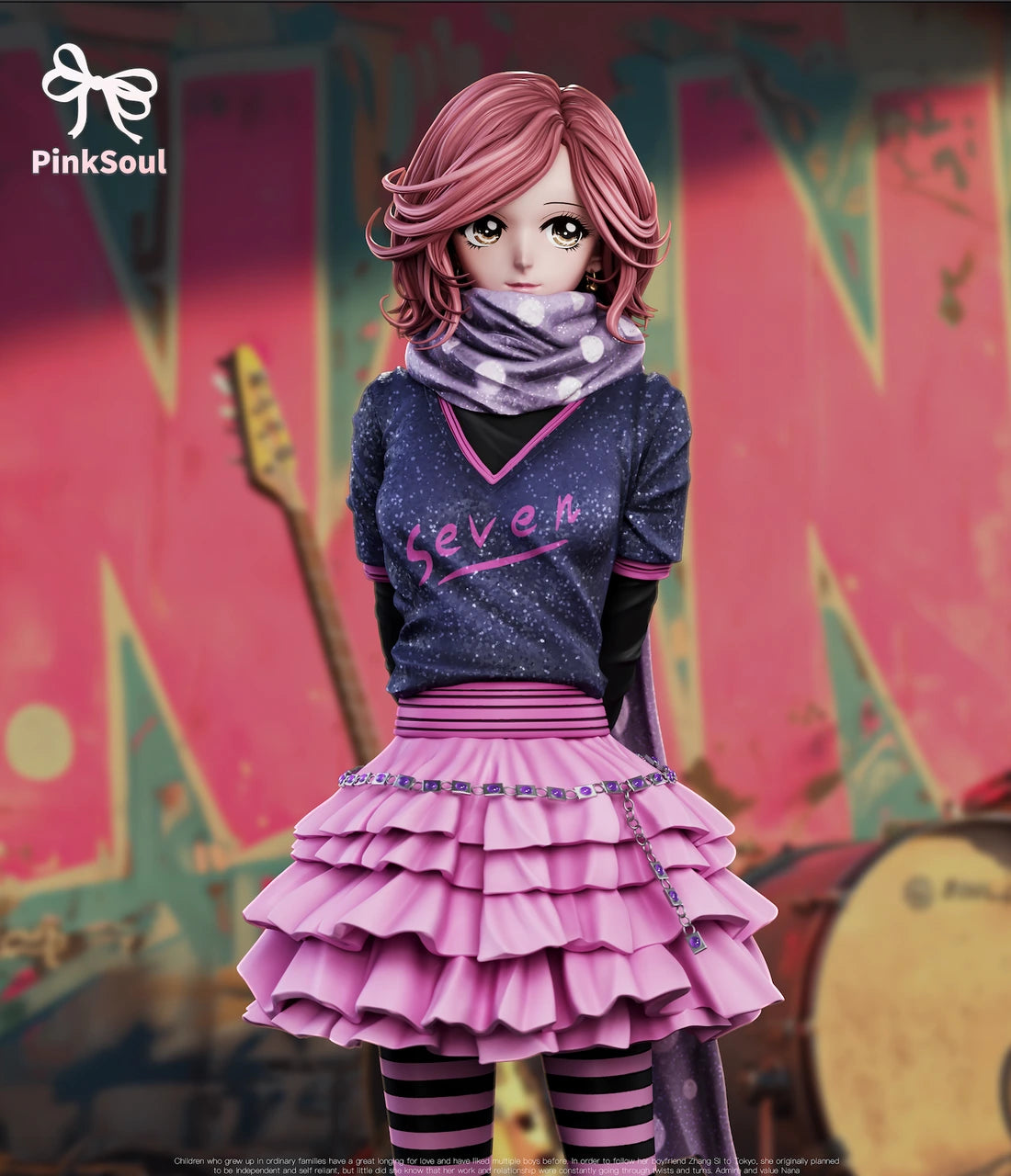 Preventa Resina Komatsu Nana Figura NANA PinkSoul Estudio