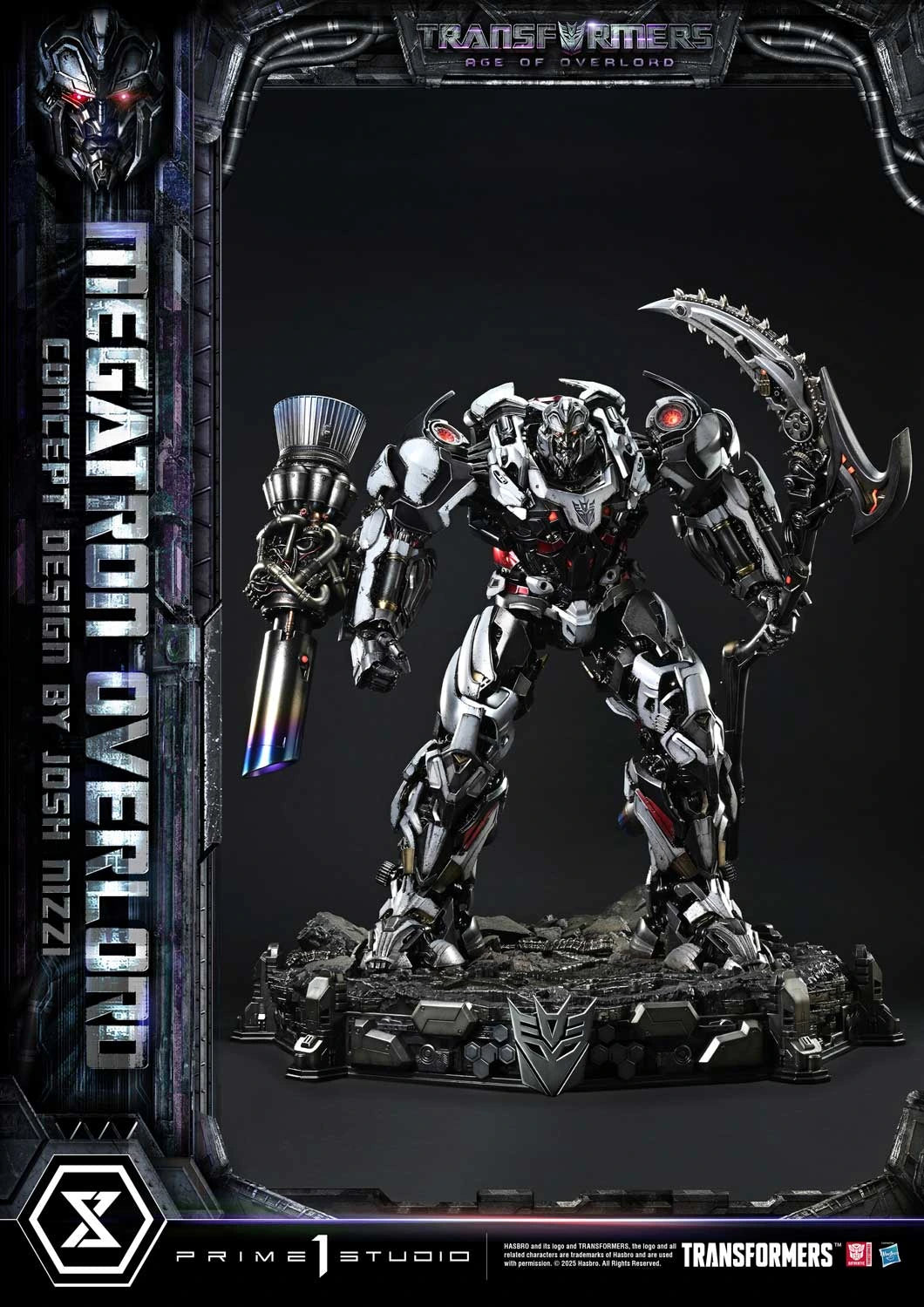 Preventa Resina Megatron Overlord Figura Transformers Generations I  Prime 1 (Licencia) Estudio