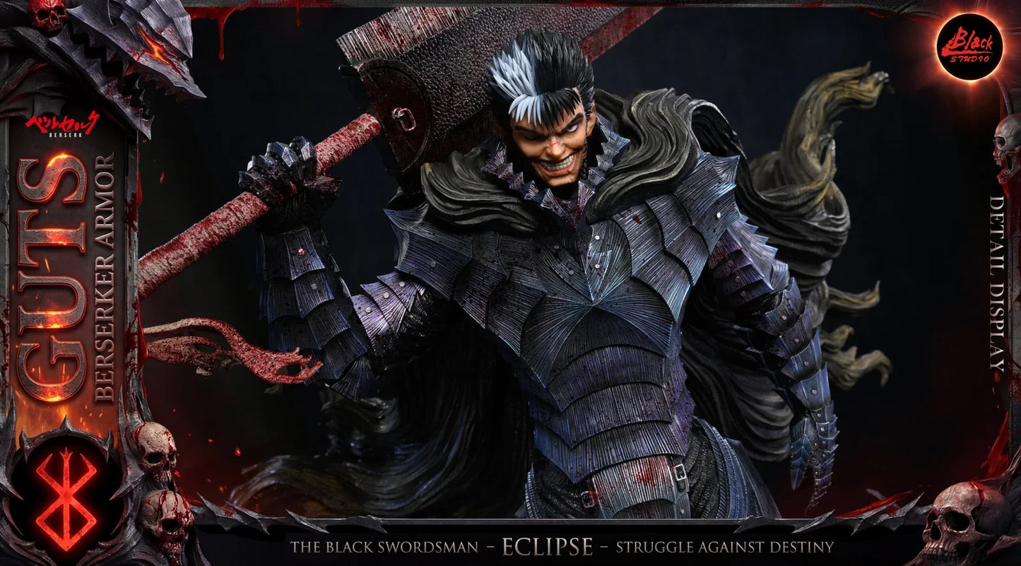 Preventa Resina Guts Figura Berserk Black Estudio