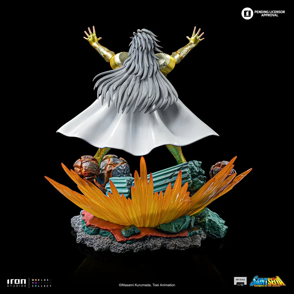 Preventa Resina Geminis de Saga Figura Caballeros del Zodiako Iron (Licencia) Estudio