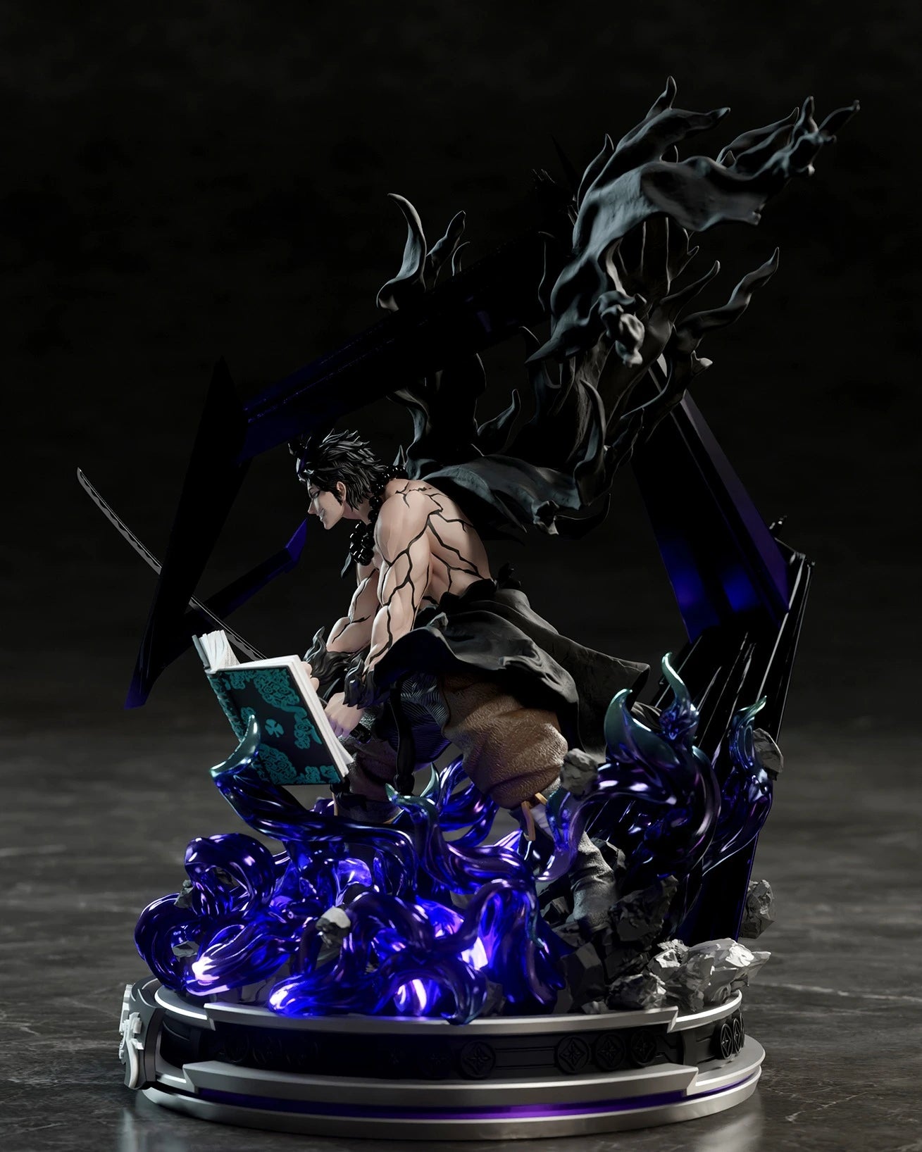 Preventa Resina Yami Sukehiro Figura Black Clover YUMS Collectors Estudio