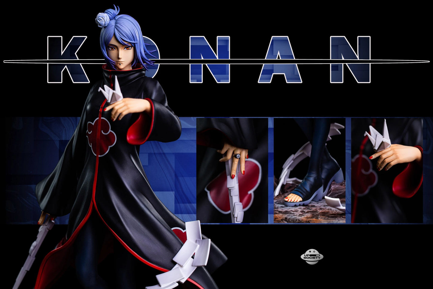 Preventa Resina Konan Figura Naruto Ufo Estudio