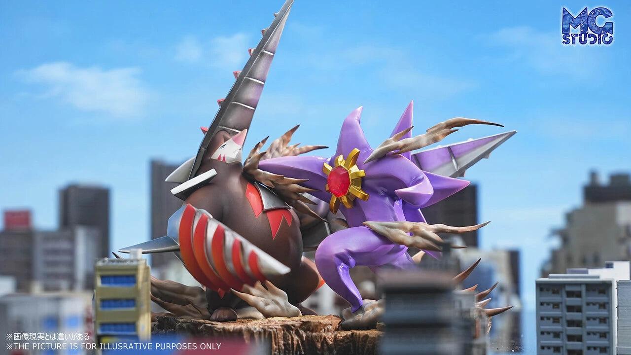 Preventa Resina Starmie vs Excadrill Figura Pokemón MG Estudio