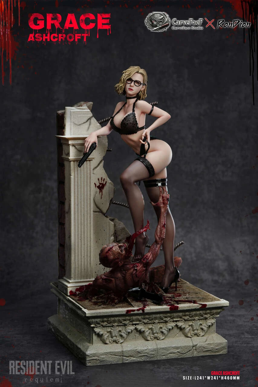Preventa Resina Grace Ashcroft Figura Resident Evil Requiem 1/4 CarveFacF & RanDian Estudio