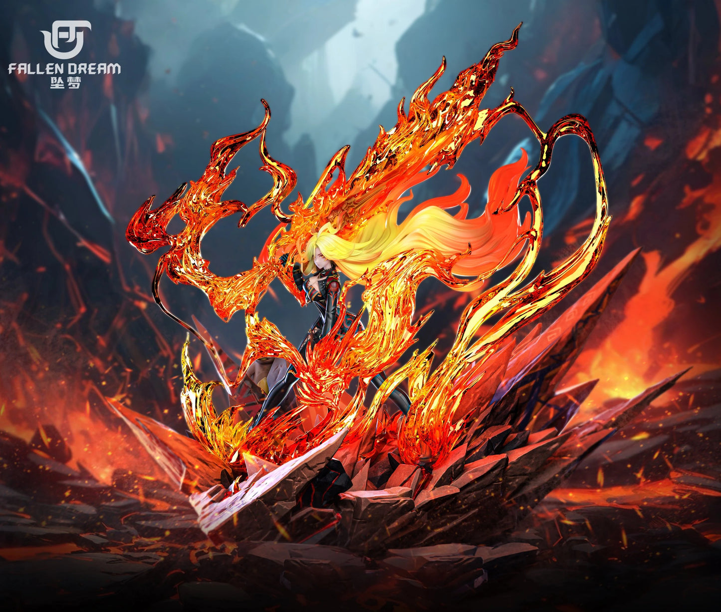 Preventa Resina Mavuika Figura Genshin Impact Fallen Dream Estudio