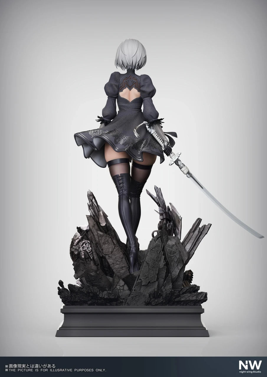 Preventa Resina 2B Figura Nier: Automata 1/6, 1/4 Night Wing x Hera Estudio