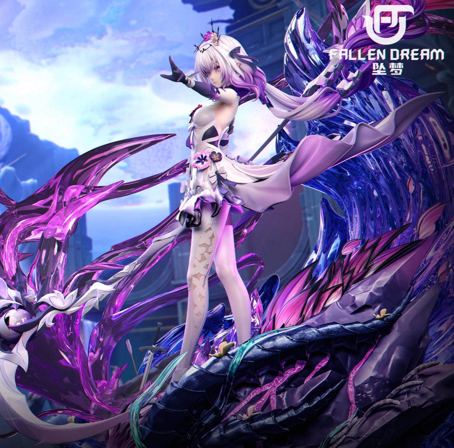 Preventa Resina Castorice  Figura Honkai: Star Rail Fallen Dream  Estudio
