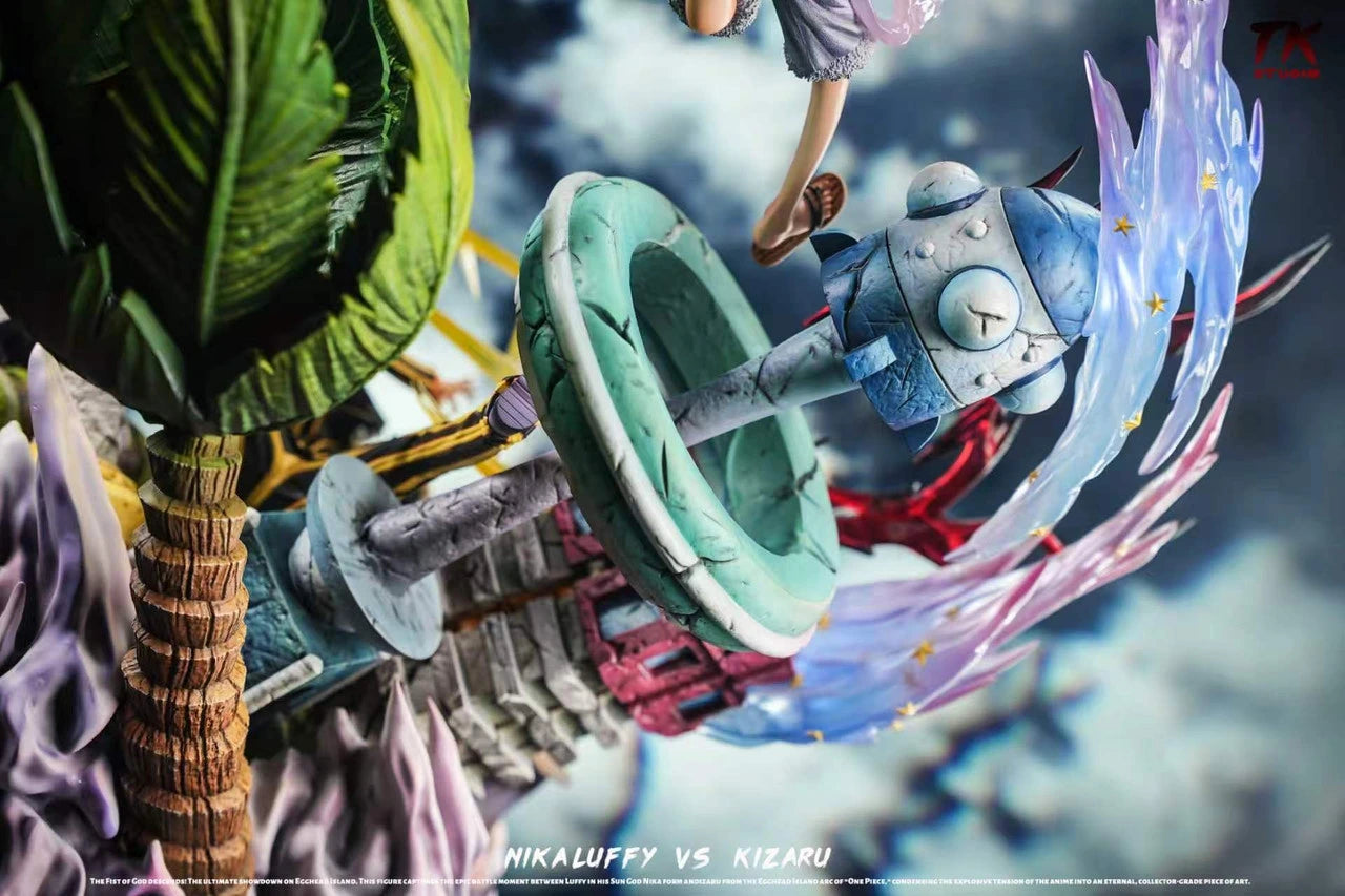 Preventa Resina Luffy vs Kizaru Figura One Piece TK Estudio
