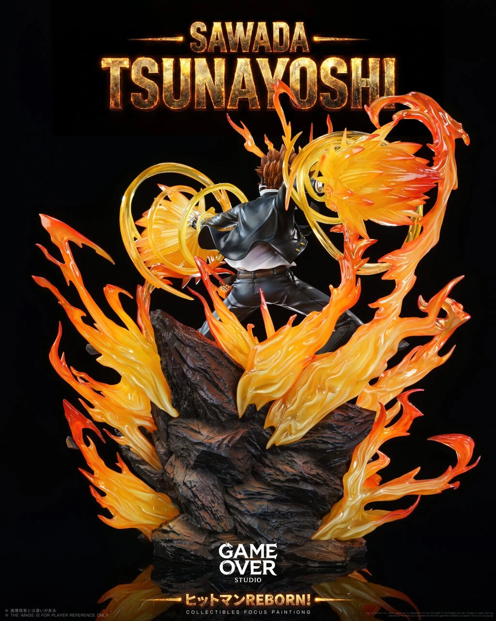 "Preventa Resina Tsunayoshi Sawada Figura Katekyō Hitman Reborn!  1/6 Game Over Estudio"