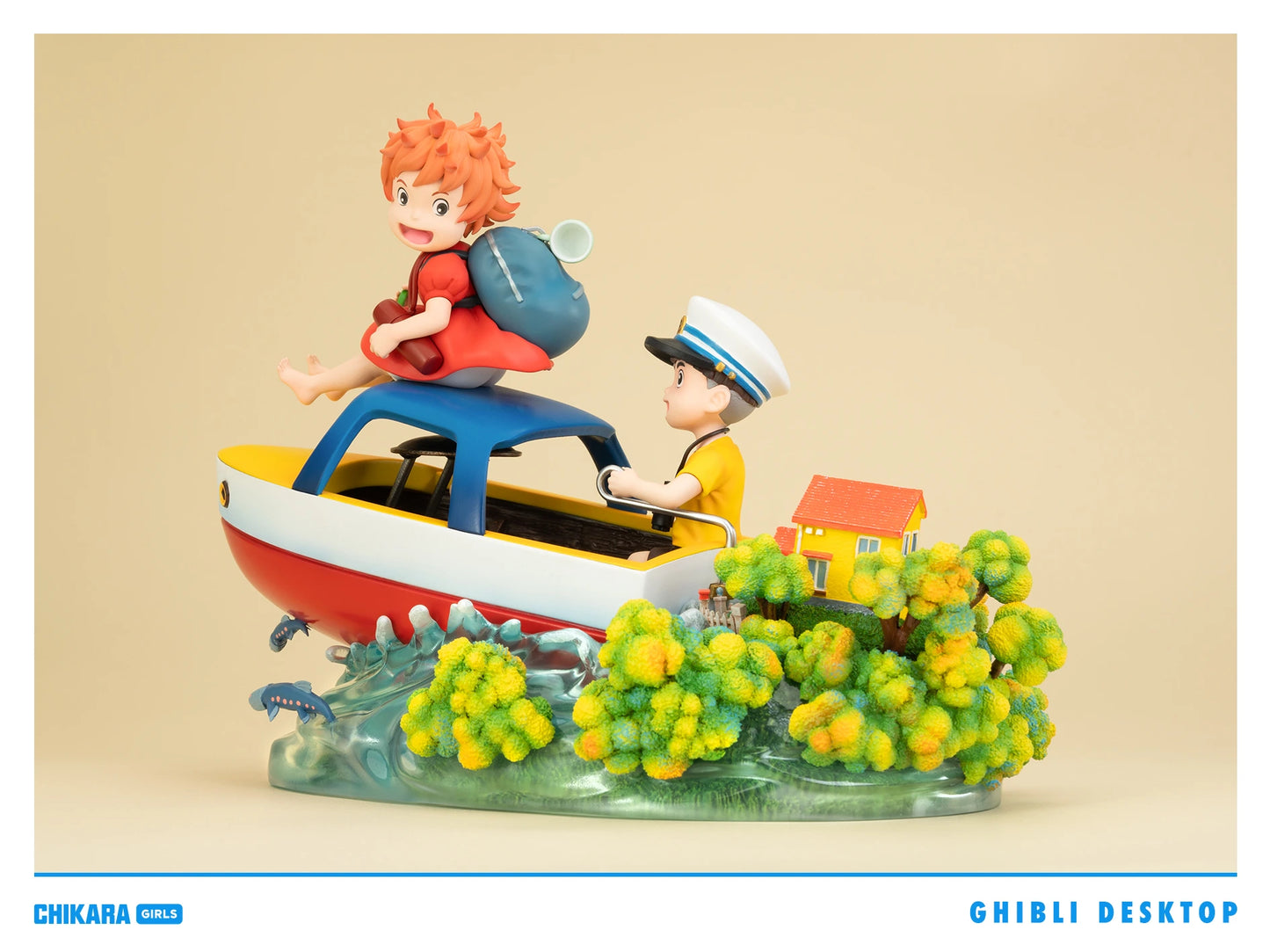 Preventa Resina Sosuke & Ponyo Figura Ponyo y el secreto de la sirenita Chikara Estudio