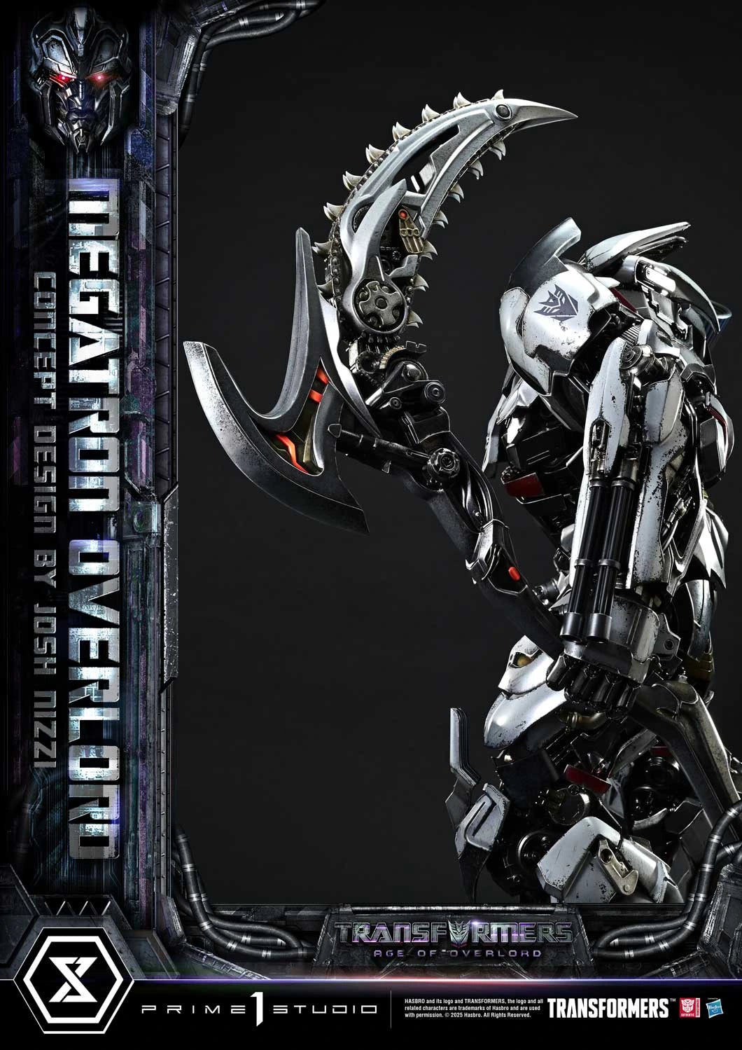 Preventa Resina Megatron Overlord Figura Transformers Generations I  Prime 1 (Licencia) Estudio