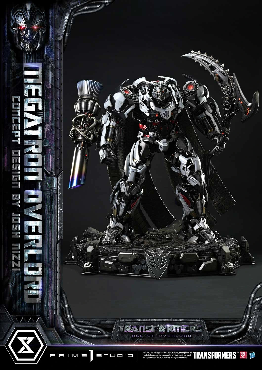 Preventa Resina Megatron Overlord Figura Transformers Generations I  Prime 1 (Licencia) Estudio