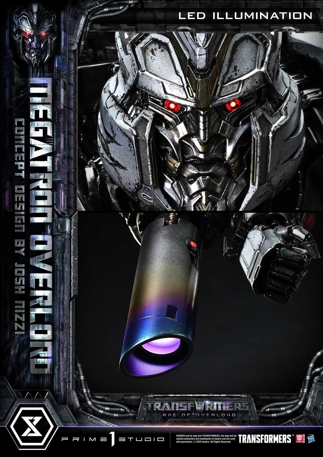 Preventa Resina Megatron Overlord Figura Transformers Generations I  Prime 1 (Licencia) Estudio