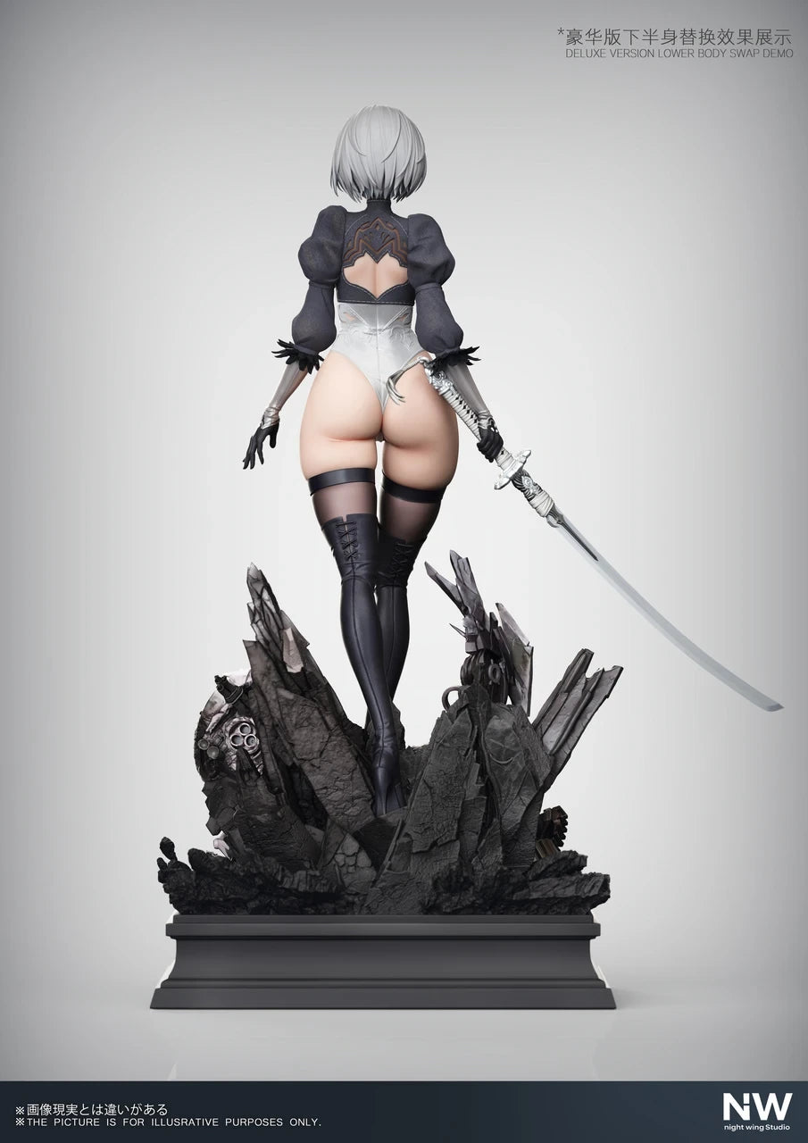 Preventa Resina 2B Figura Nier: Automata 1/6, 1/4 Night Wing x Hera Estudio