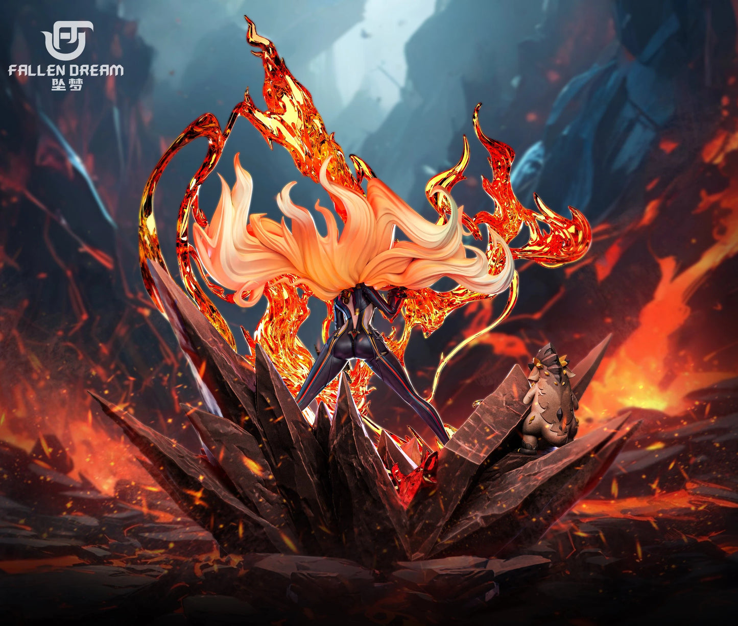 Preventa Resina Mavuika Figura Genshin Impact Fallen Dream Estudio