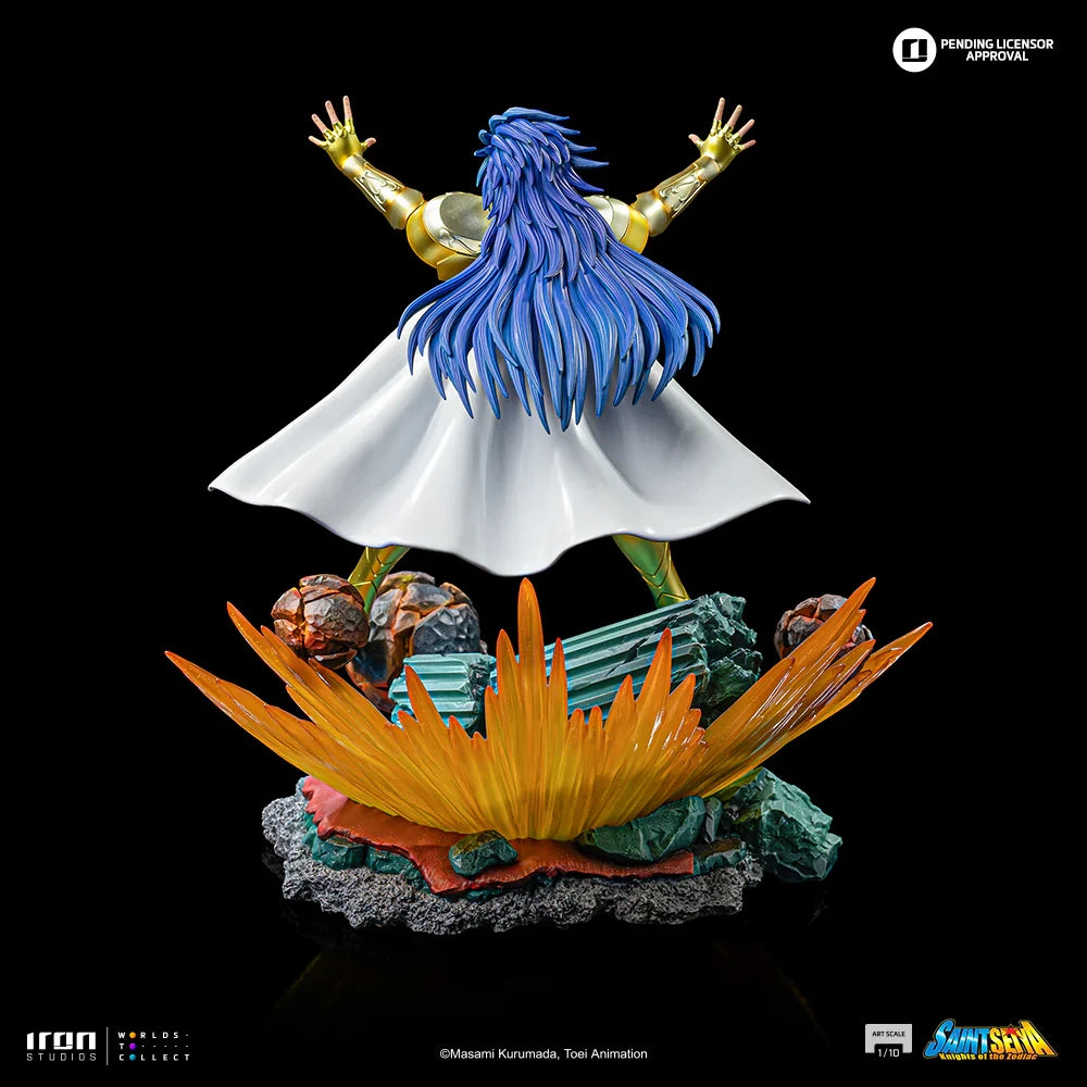 Preventa Resina Geminis de Saga Figura Caballeros del Zodiako Iron (Licencia) Estudio