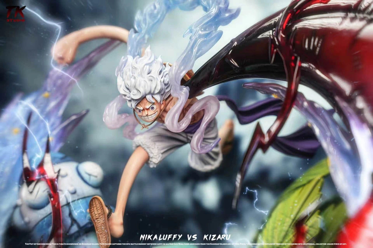 Preventa Resina Luffy vs Kizaru Figura One Piece TK Estudio
