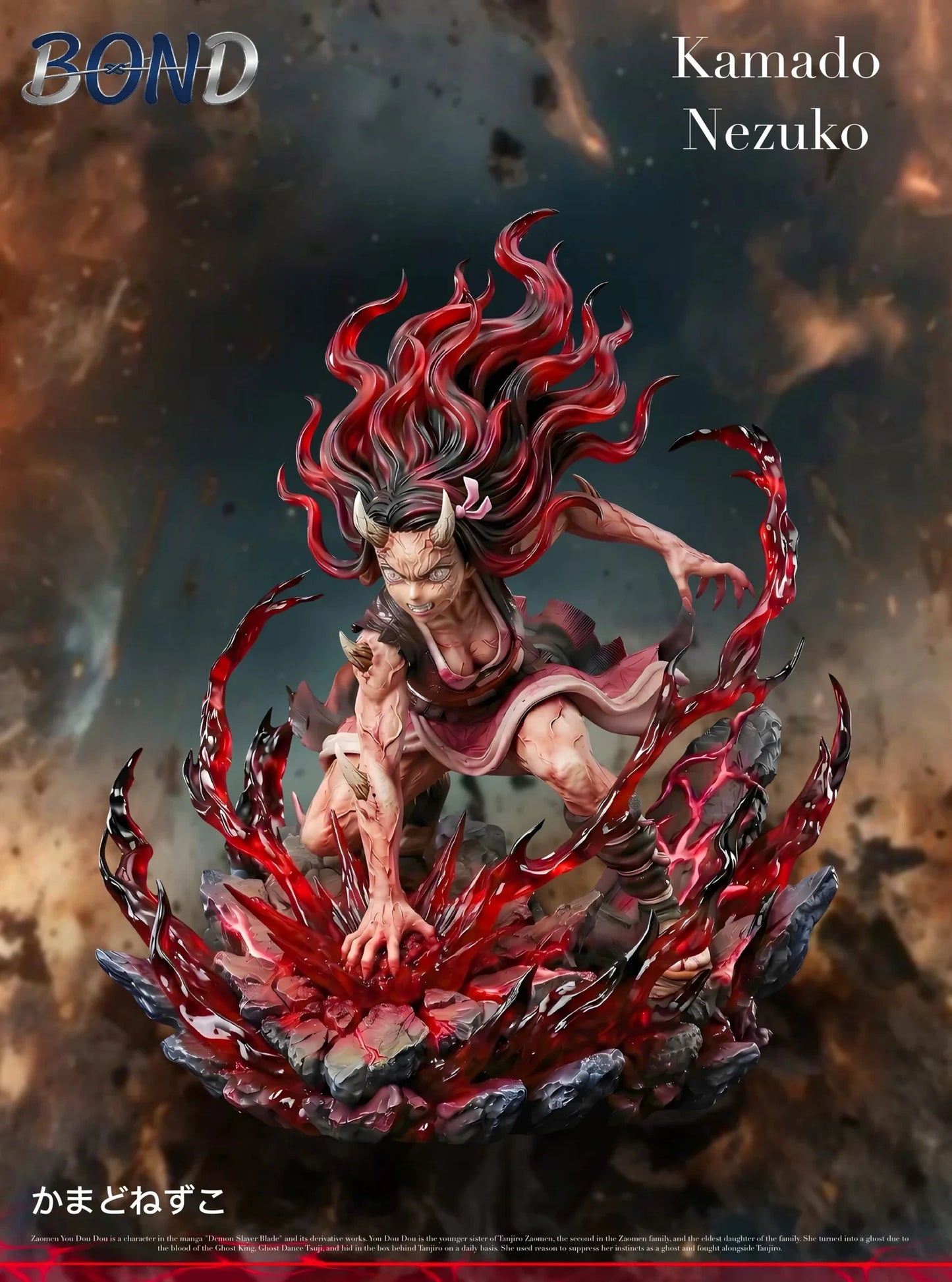 Preventa Resina Nezuko Kamado Figura Demon Slayer BOND Estudio