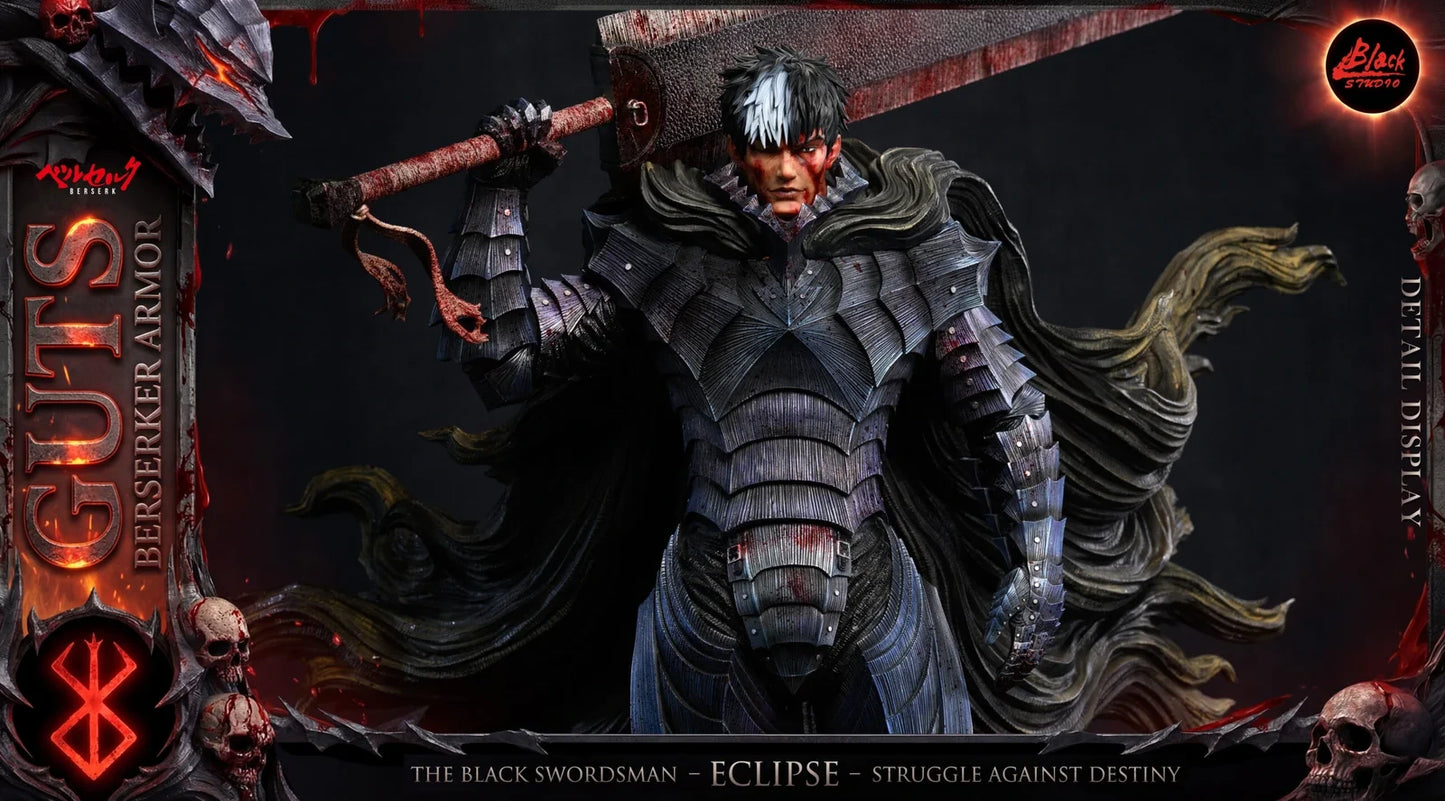Preventa Resina Guts Figura Berserk Black Estudio