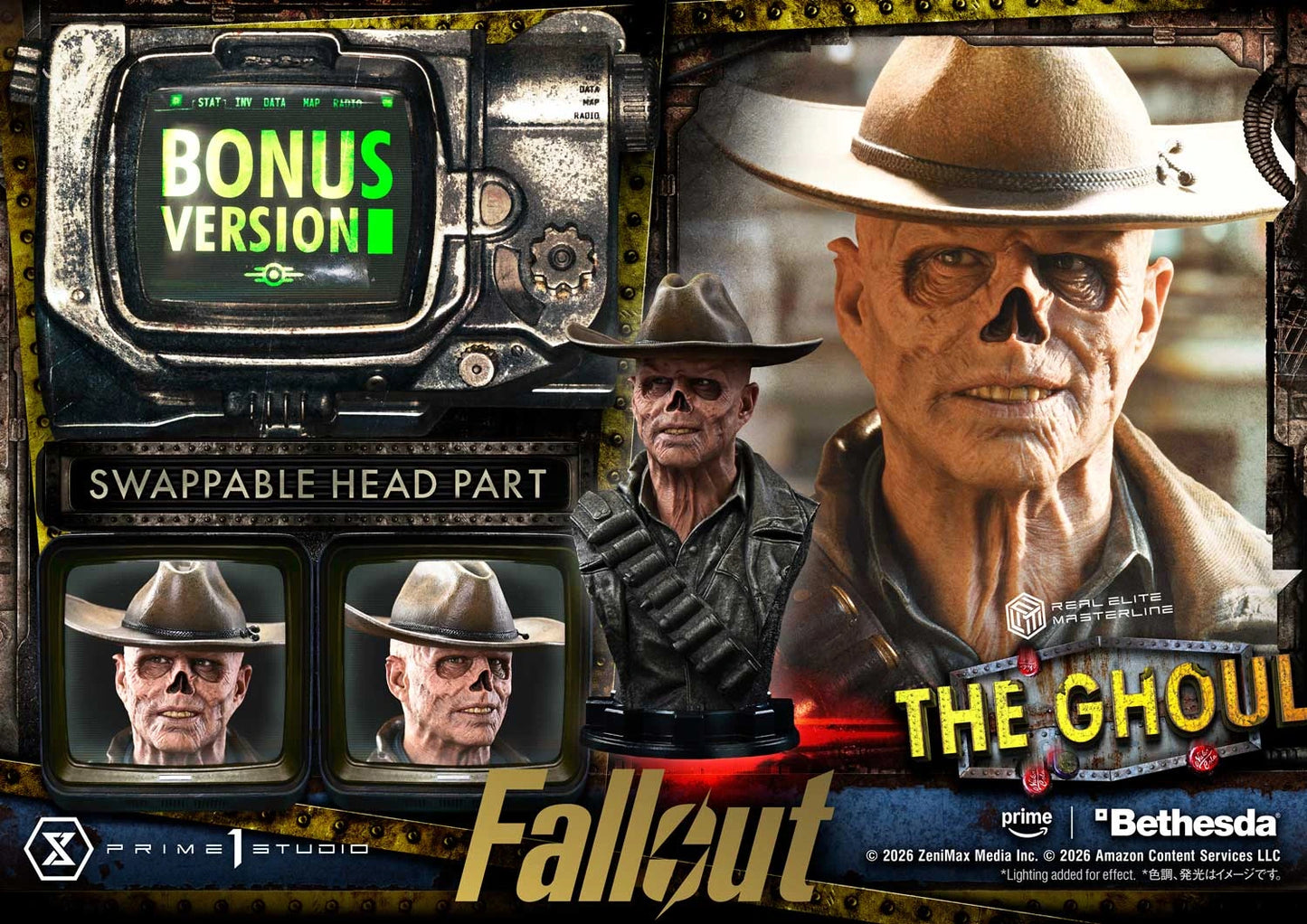 Preventa Resina The Ghoul Figura Fallout Prime 1 (Licencia) Estudio