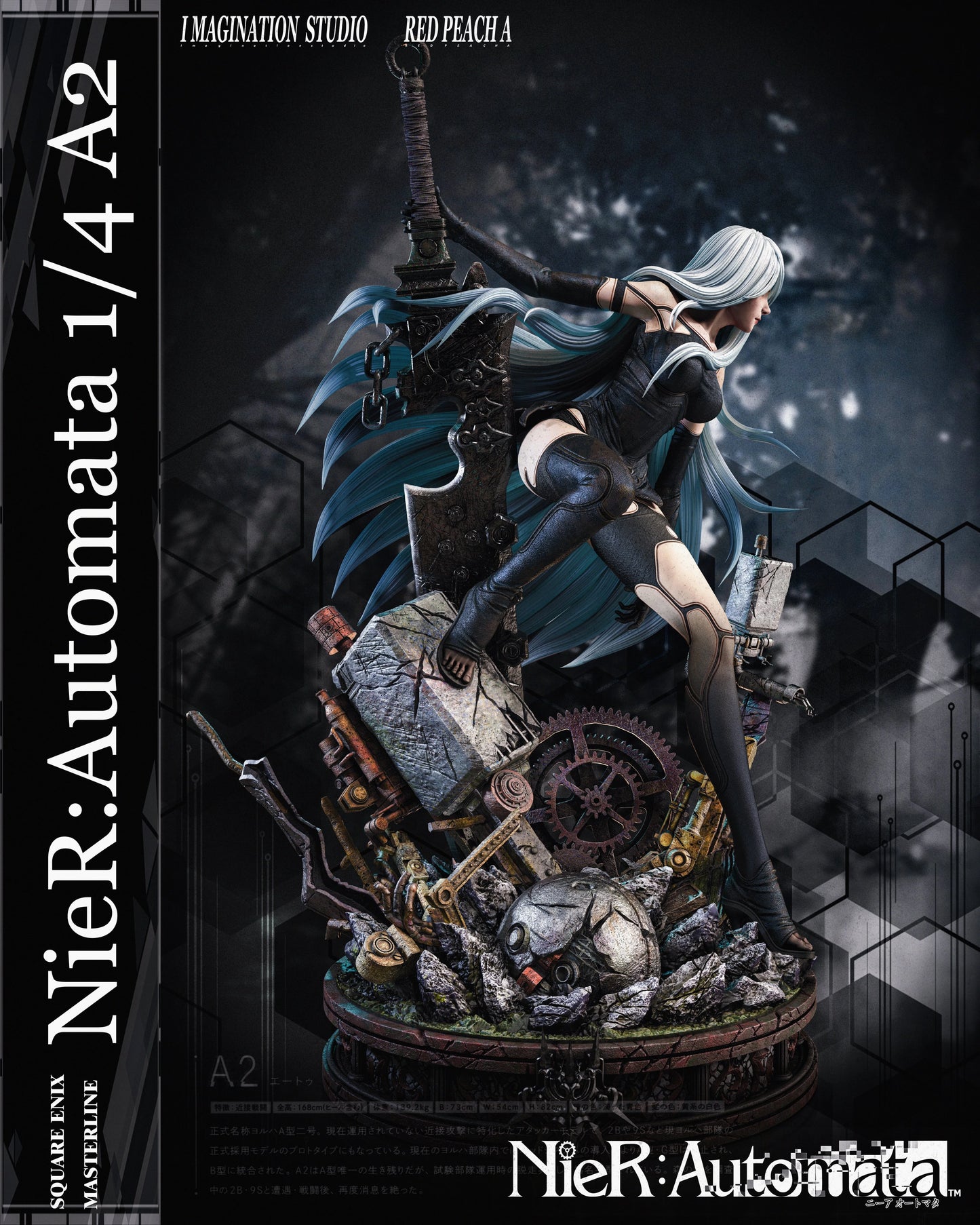 Preventa Resina A2 Figura Nier: Automata Imagination & Red Peach Estudio