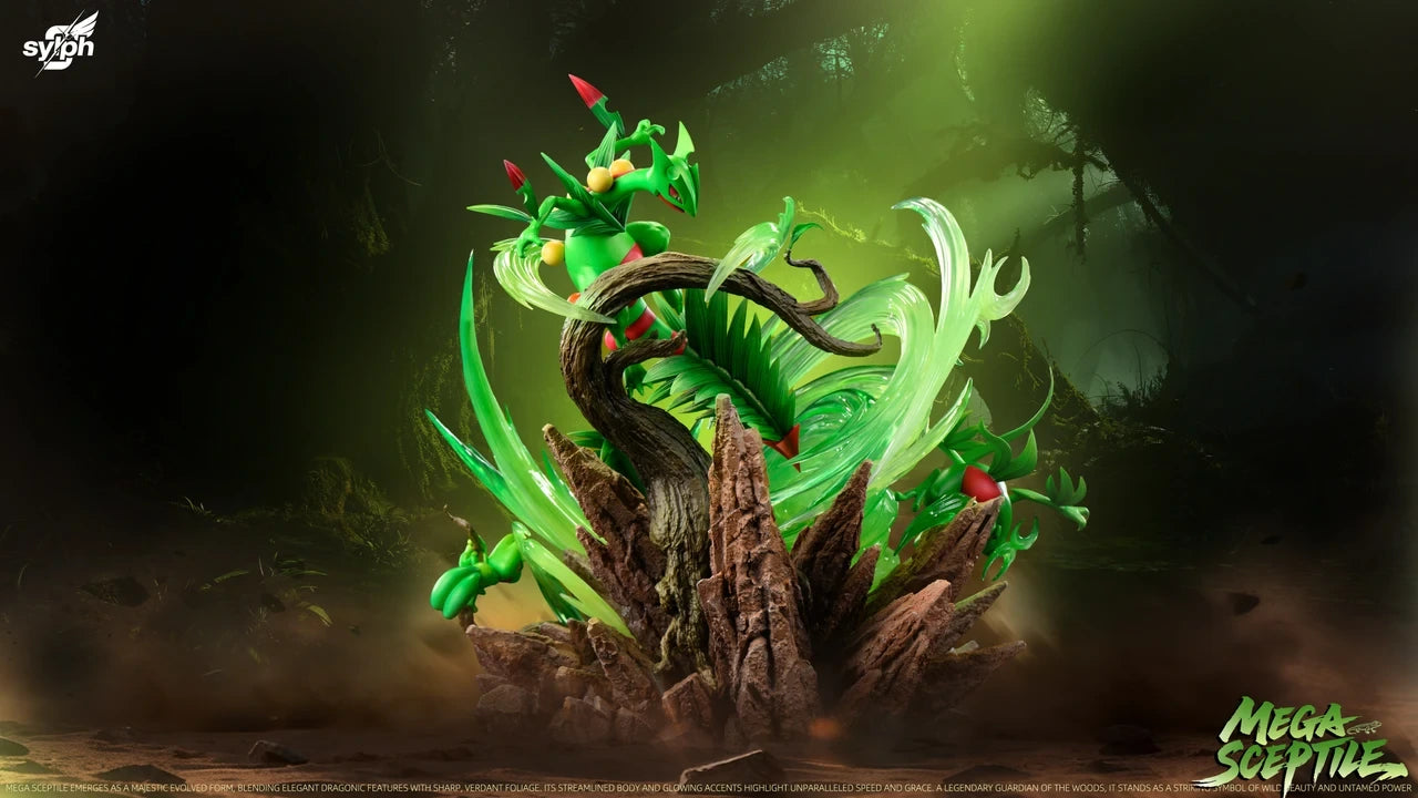 Preventa Resina Mega Sceptile Figura Pokemón Sylph Estudio