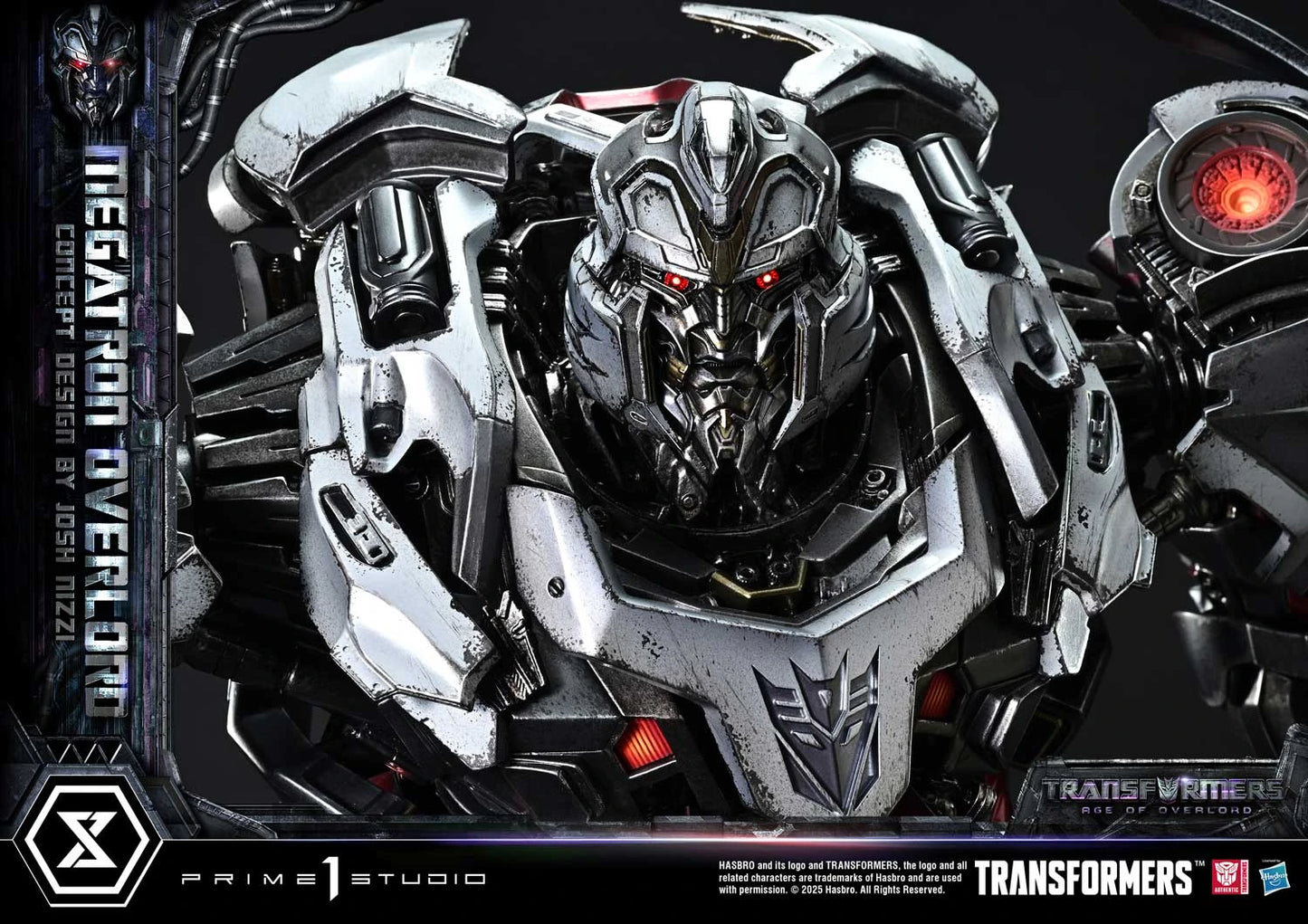 Preventa Resina Megatron Overlord Figura Transformers Generations I  Prime 1 (Licencia) Estudio