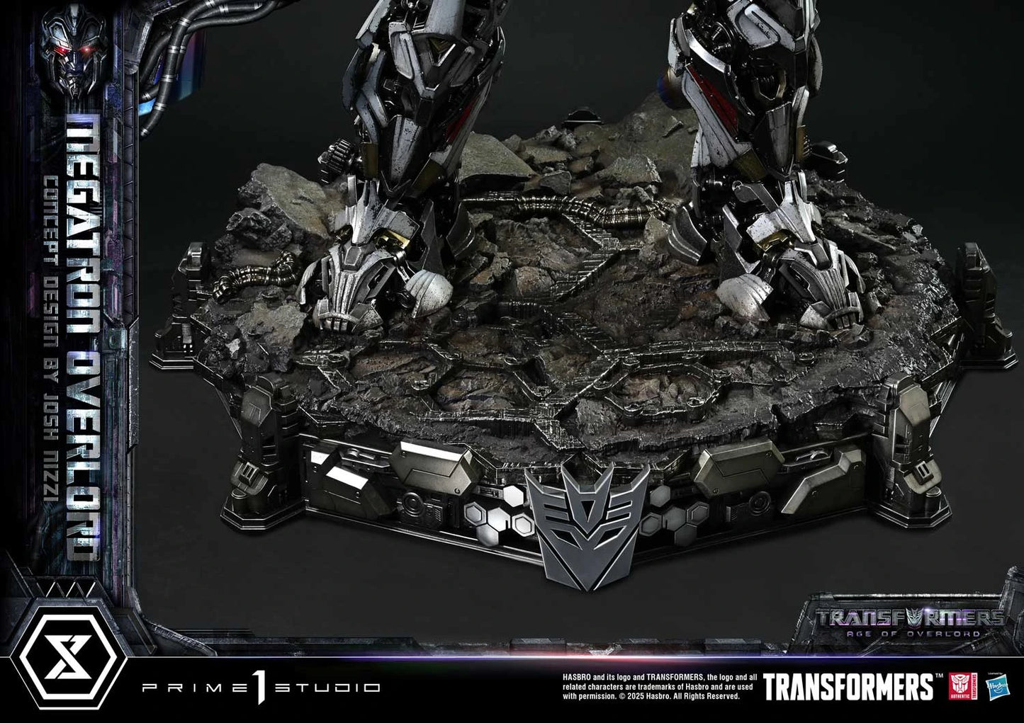 Preventa Resina Megatron Overlord Figura Transformers Generations I  Prime 1 (Licencia) Estudio