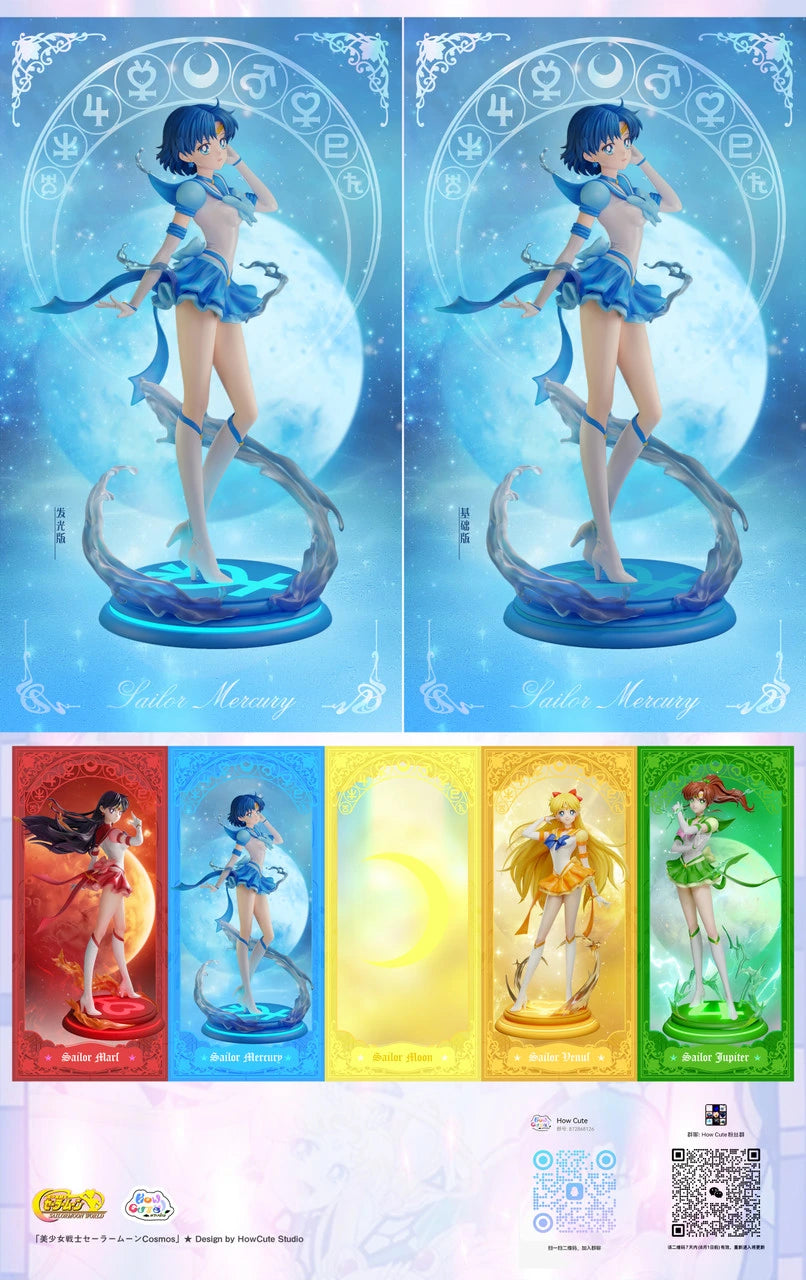 Preventa Resina Sailor Mercury Figura Sailor Moon  How Cute  Estudio
