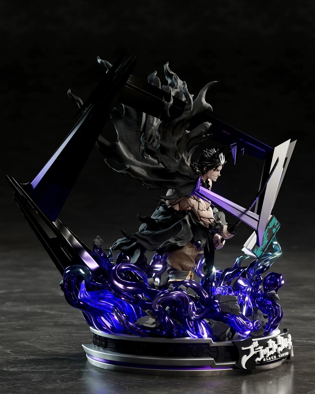 Preventa Resina Yami Sukehiro Figura Black Clover YUMS Collectors Estudio