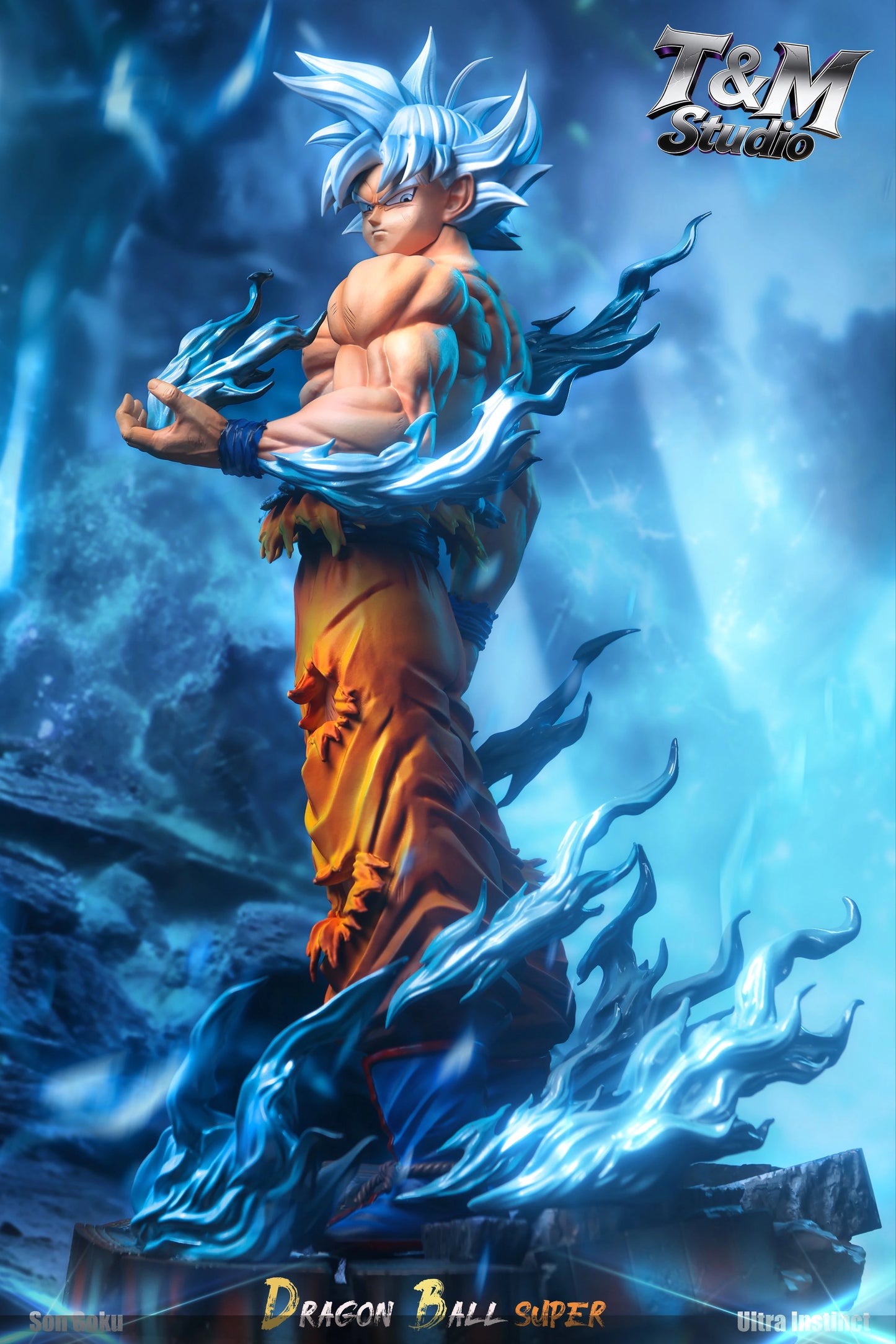 Preventa Resina Goku Ultra Instinto Figura Dragon Ball 1/6 T & M Estudio