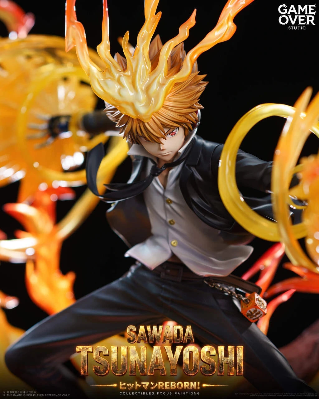 "Preventa Resina Tsunayoshi Sawada Figura Katekyō Hitman Reborn!  1/6 Game Over Estudio"