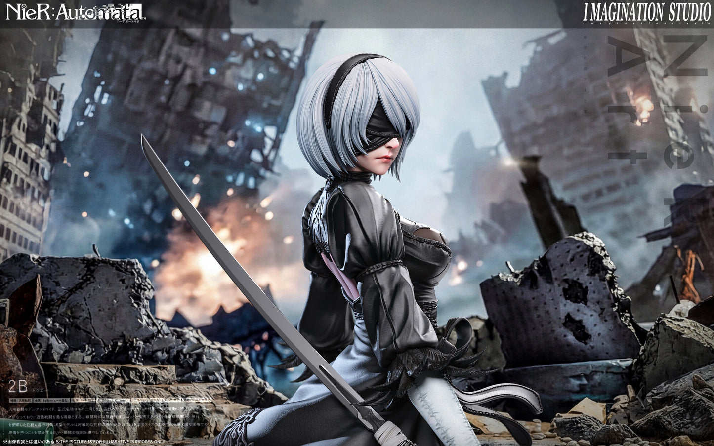 Preventa Resina 2B Figura Nier: Automata Imagination Estudio