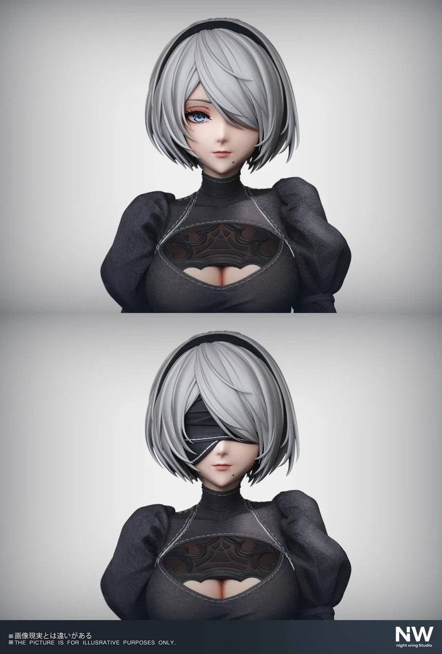 Preventa Resina 2B Figura Nier: Automata 1/6, 1/4 Night Wing x Hera Estudio