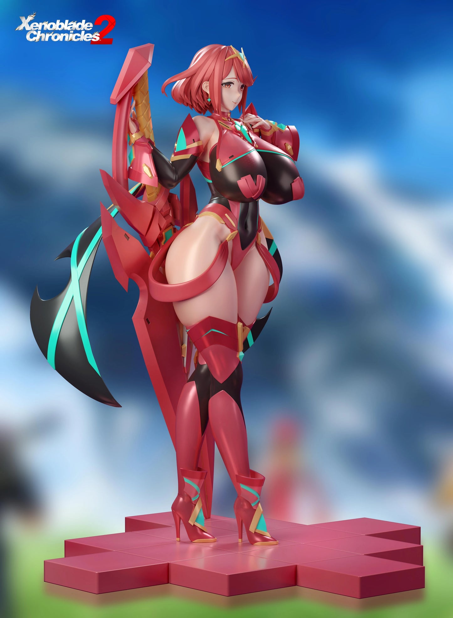 Preventa Resina Mythra & Pyra Figura Xenoblade Chronicles  BGA Estudio