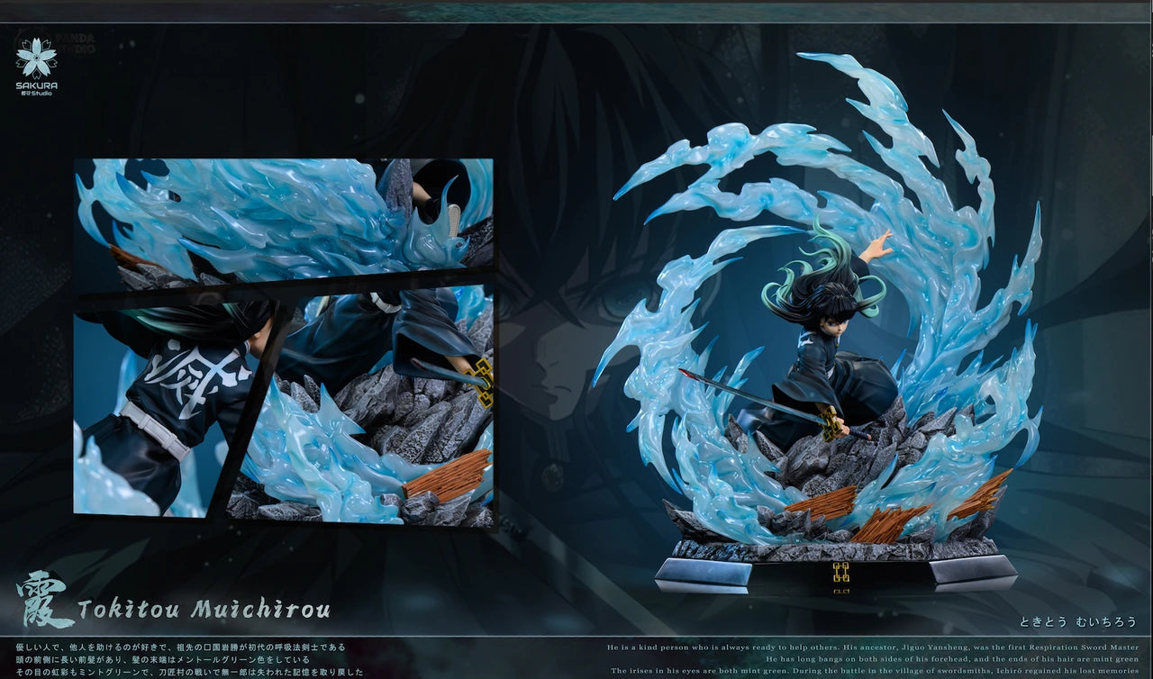 Preventa Resina Tokitou Muichirou Figura Demon Slayer Sakura Estudio
