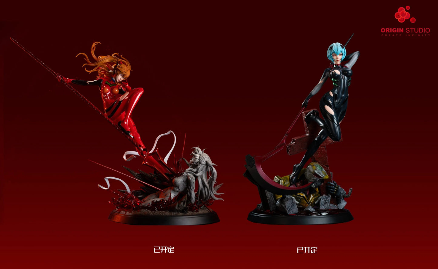 Preventa Resina Ayanami Rei Figura Evangelion Origin Estudio