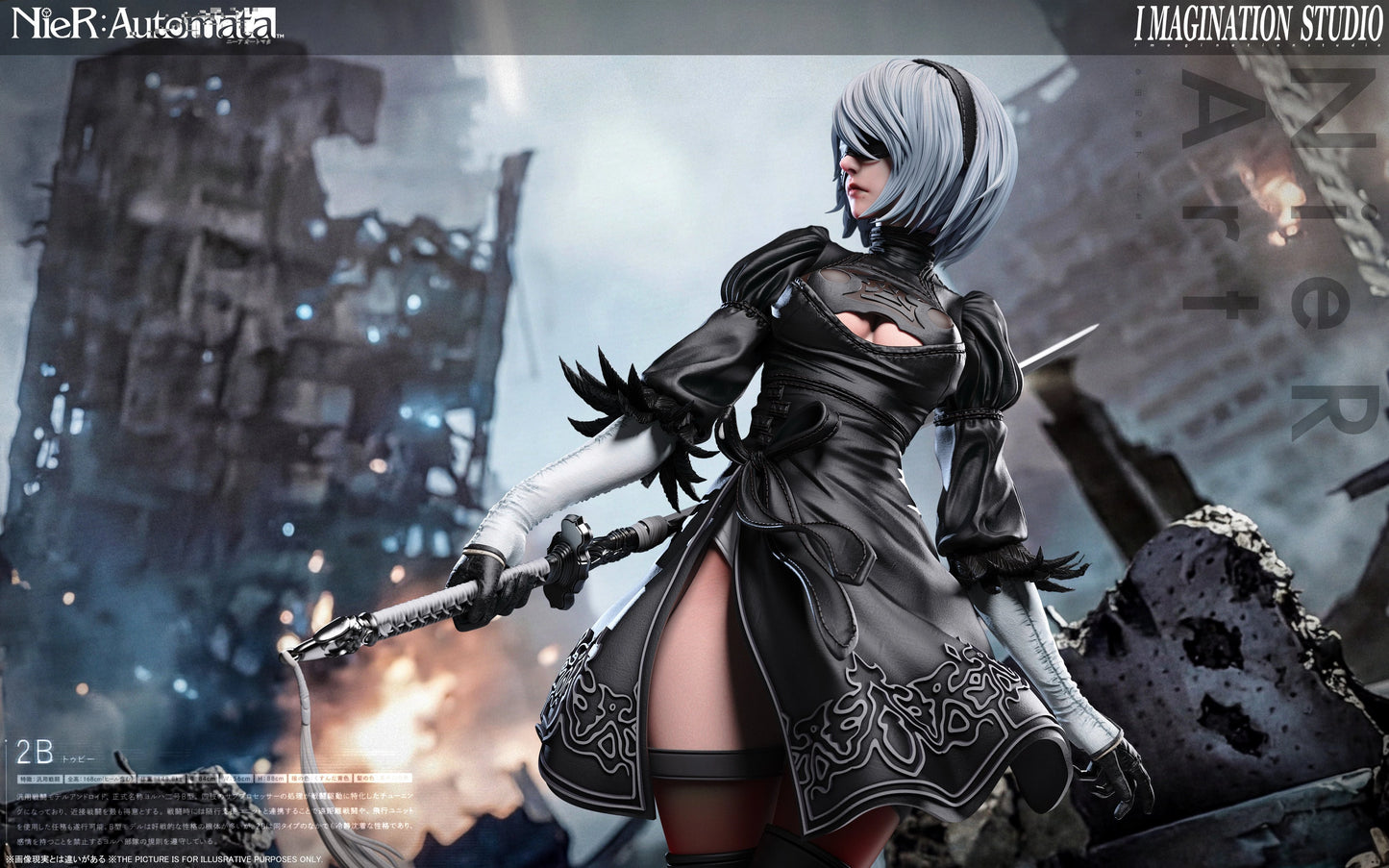Preventa Resina 2B Figura Nier: Automata Imagination Estudio