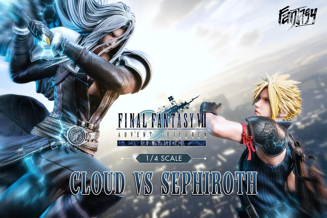 Preventa Resina Cloud vs Sephiroth Figura Final Fantasy VII Fantasy & Dragon  Estudio