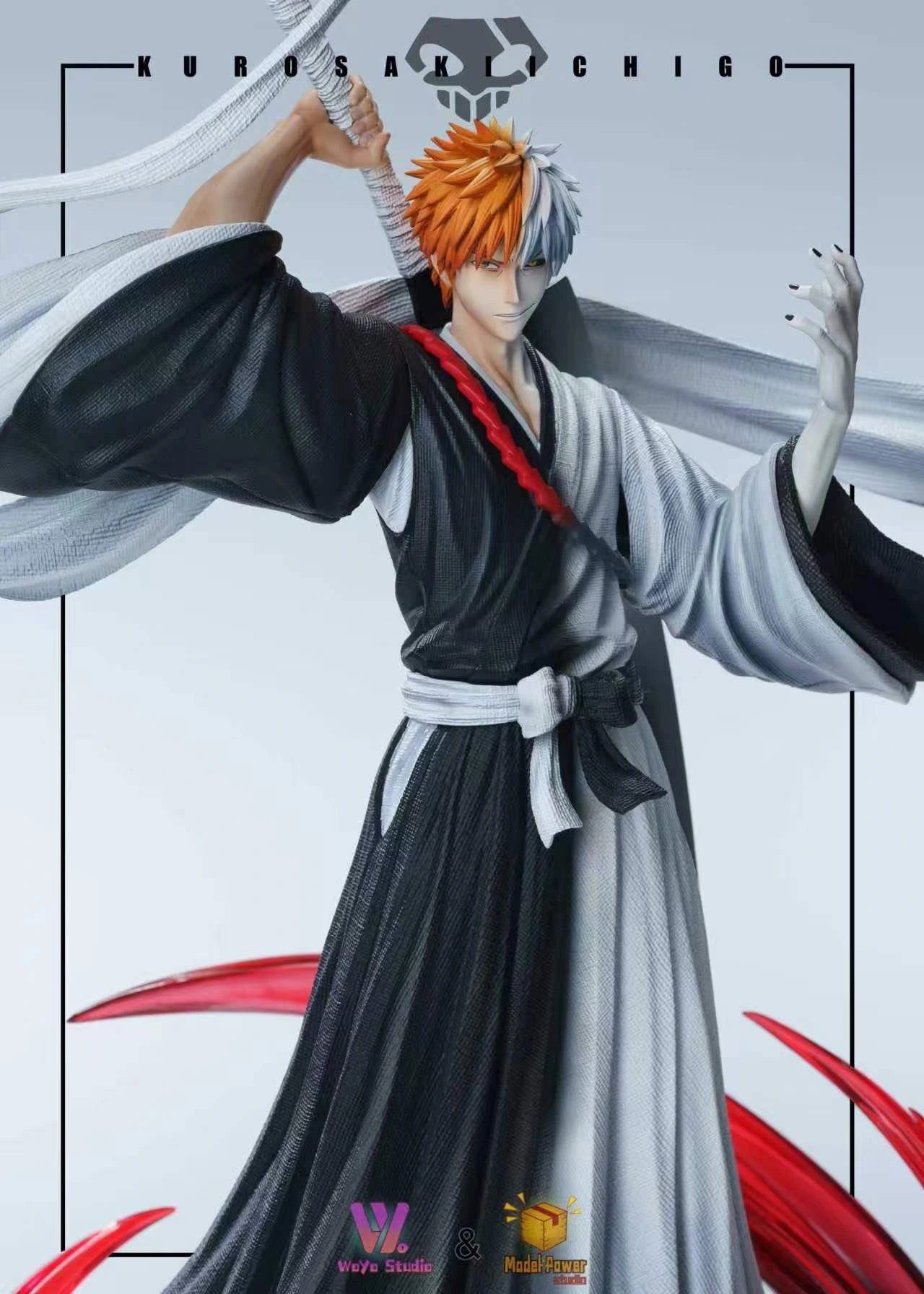 Preventa Resina Kurosaki Ichigo Figura Bleach WoYo & Model Power Estudio
