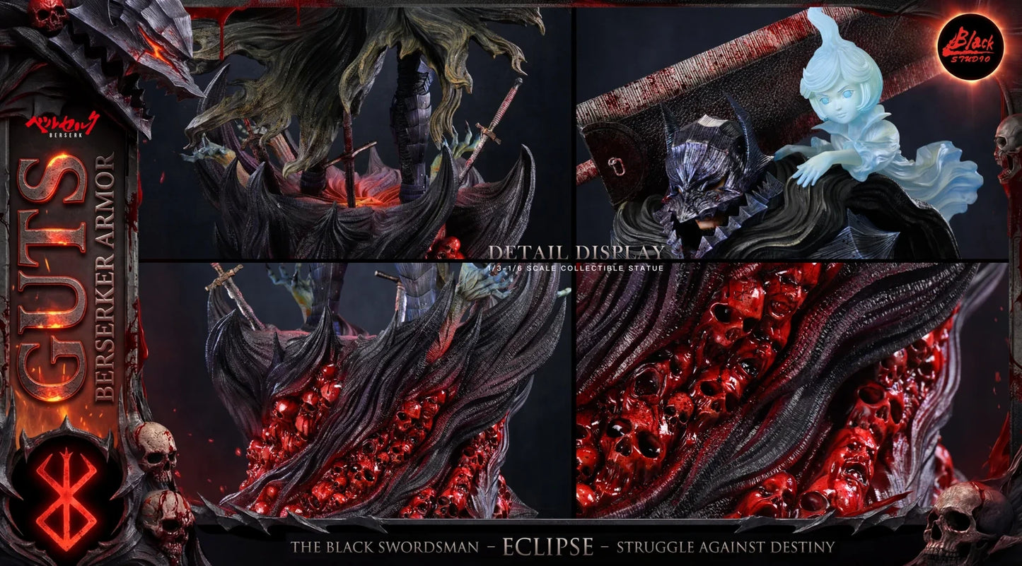 Preventa Resina Guts Figura Berserk Black Estudio