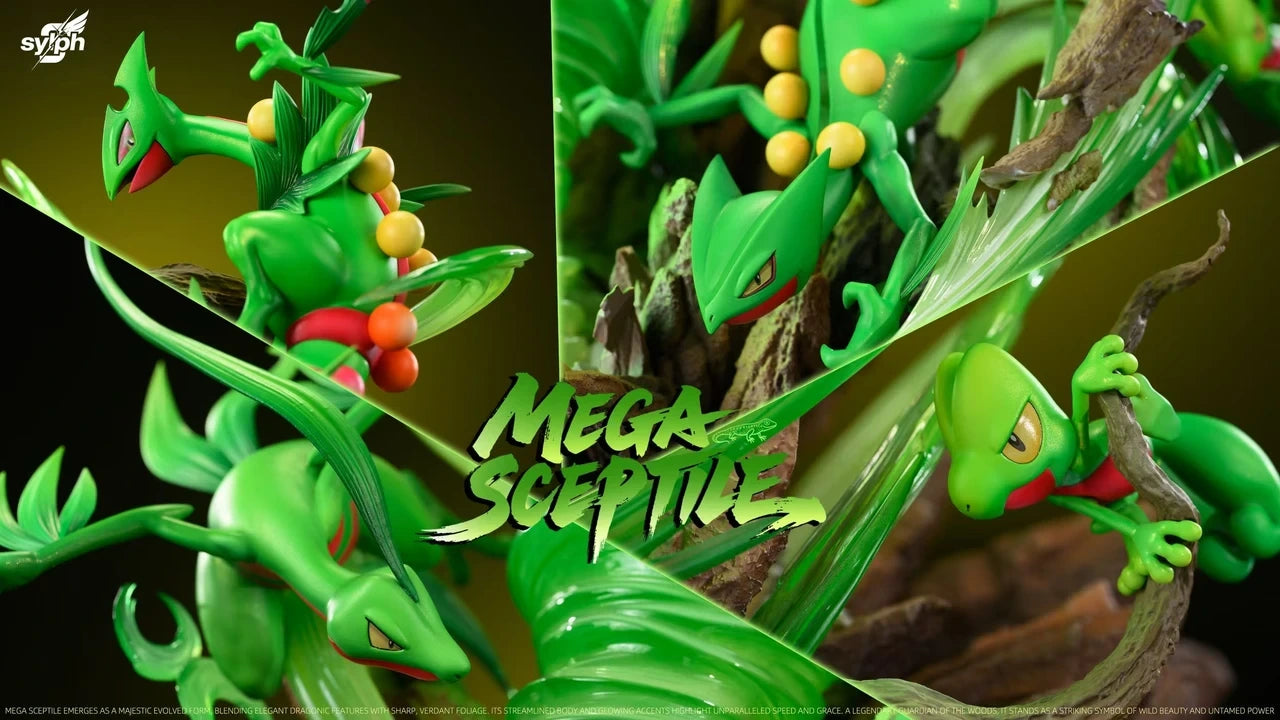Preventa Resina Mega Sceptile Figura Pokemón Sylph Estudio