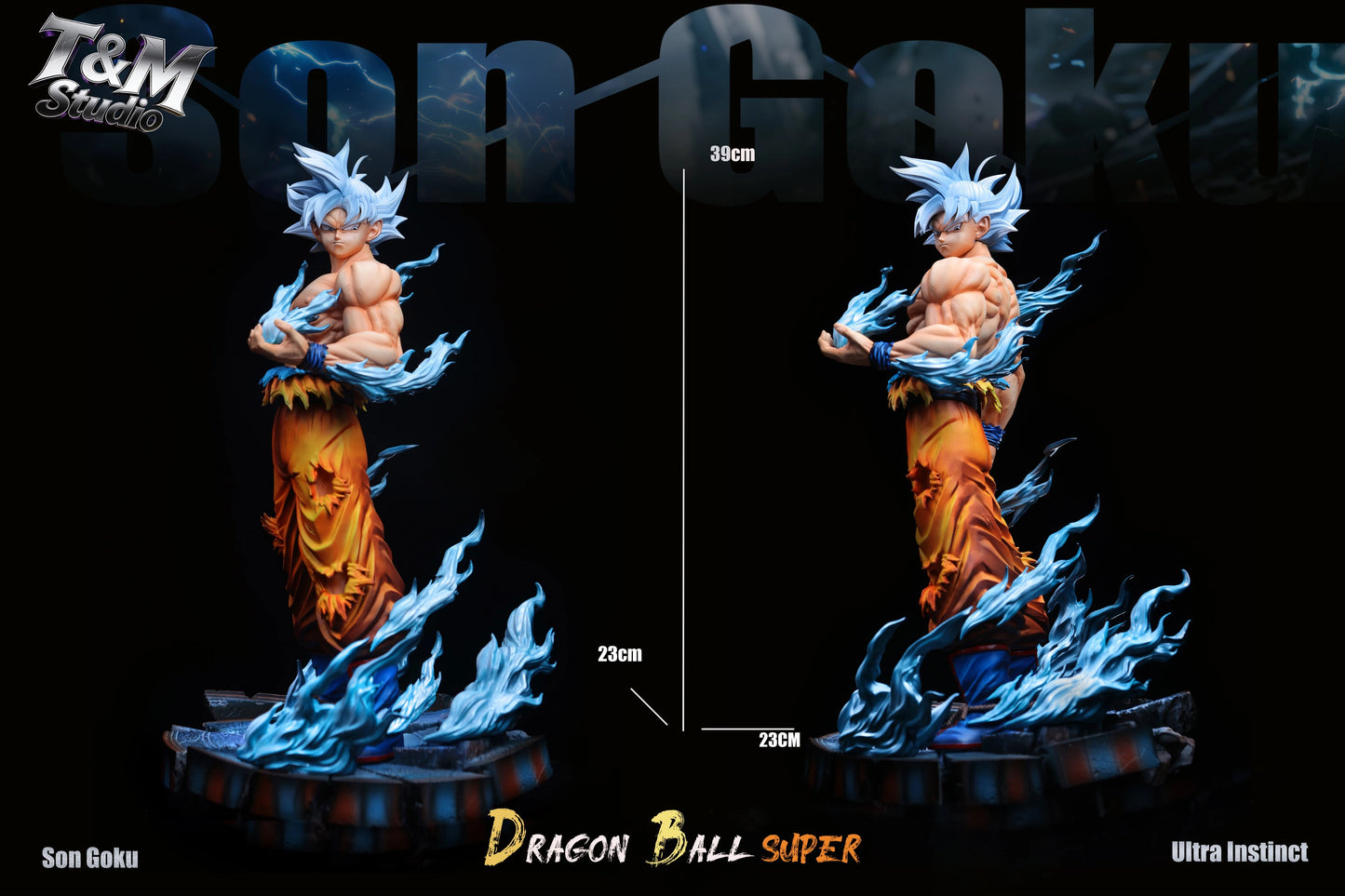 Preventa Resina Goku Ultra Instinto Figura Dragon Ball 1/6 T & M Estudio
