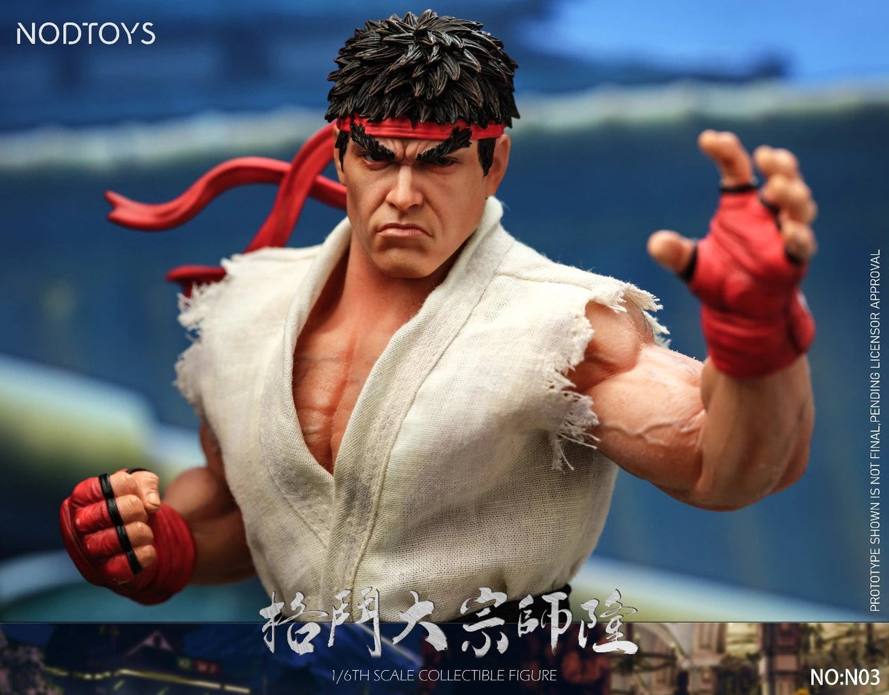 Preventa PVC/Silicona Ryu Figura Street Fighter NODTOYS Estudio