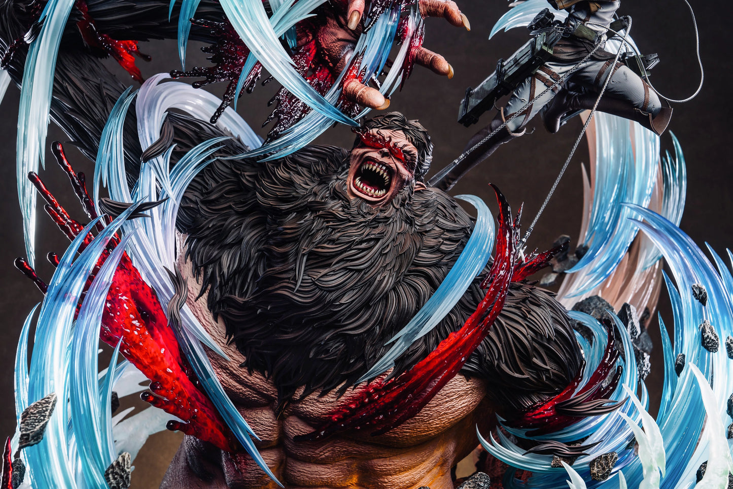 Preventa Resina Levi vs Zeke Figura Attack On Titan Hertz Estudio