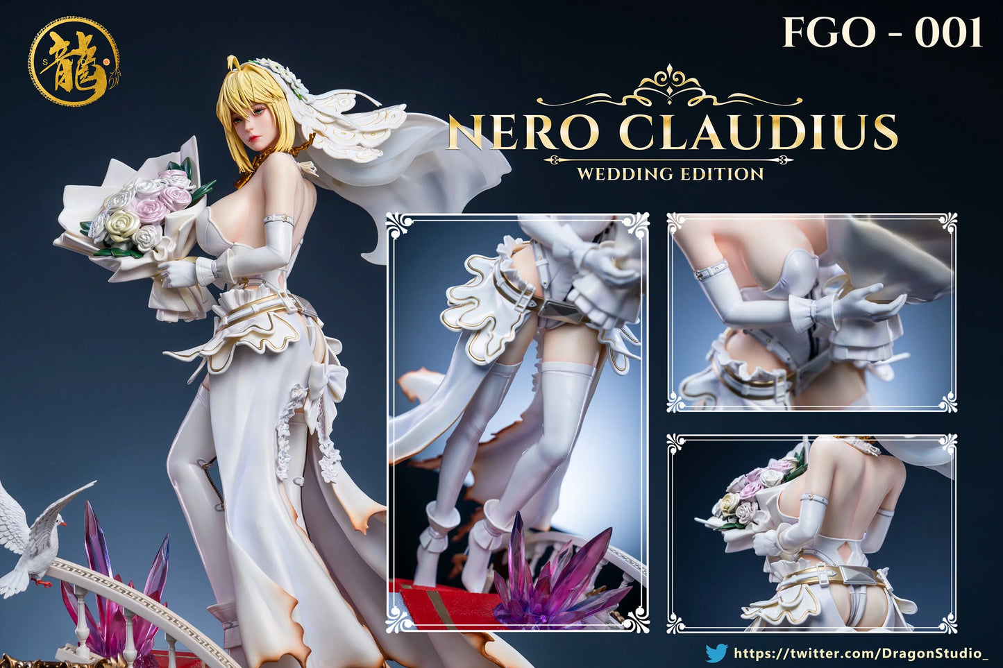 Preventa Resina Nero Claudius Figura Fate Series Dragon Estudio