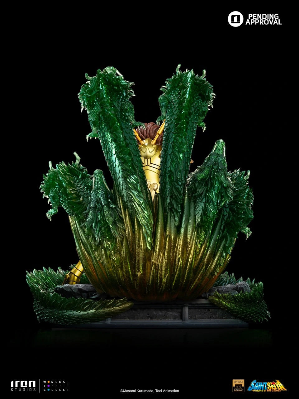 "Preventa Resina Dohko de Libra  Figura Caballeros del Zodiako Iron (Licencia) Estudio"