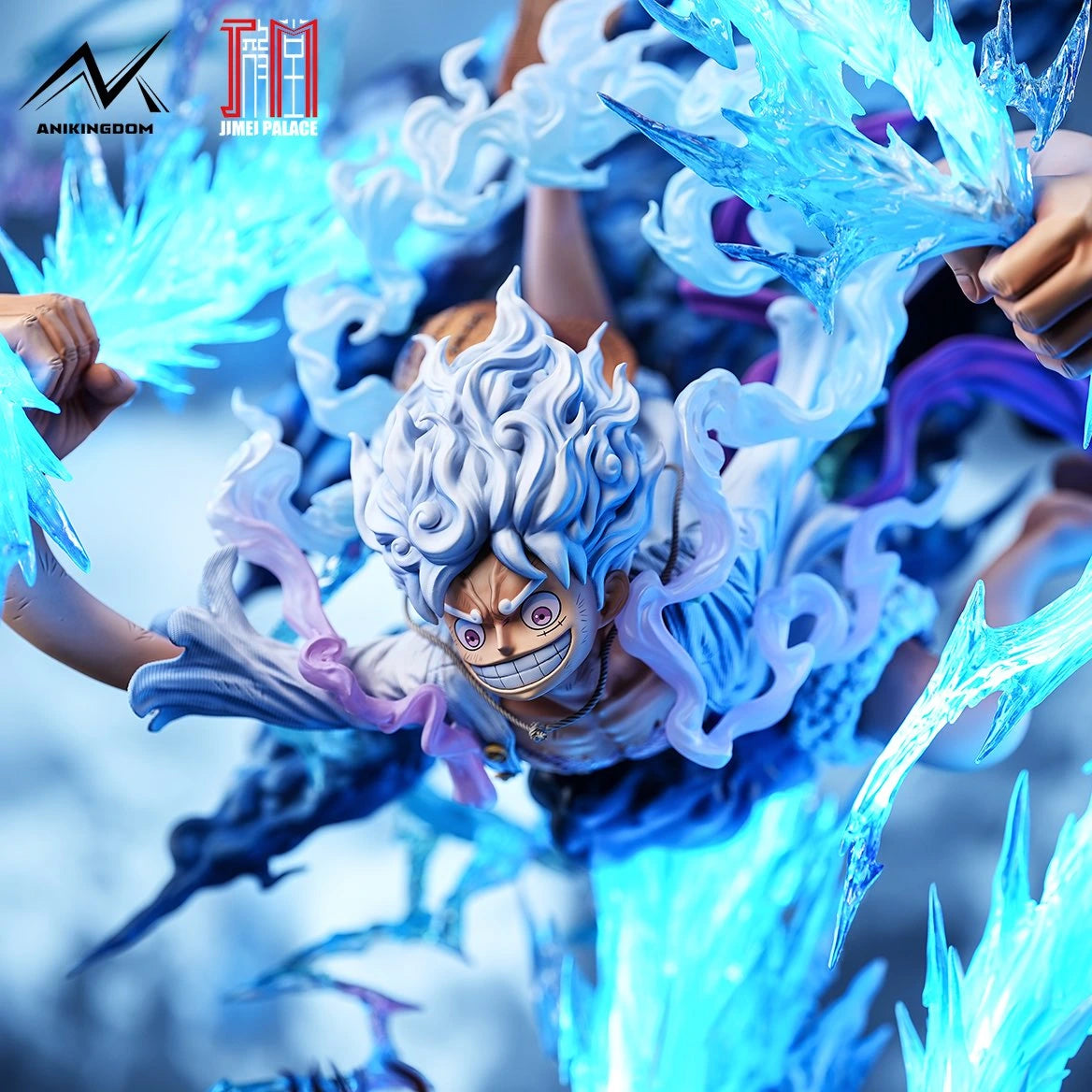 Preventa Resina Luffy "Gear 5" Figura One Piece Jimei Palace & ANIKINGDOM (Licencia) Estudio